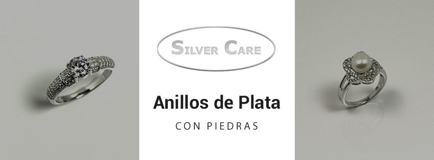 anillos de plata con piedras